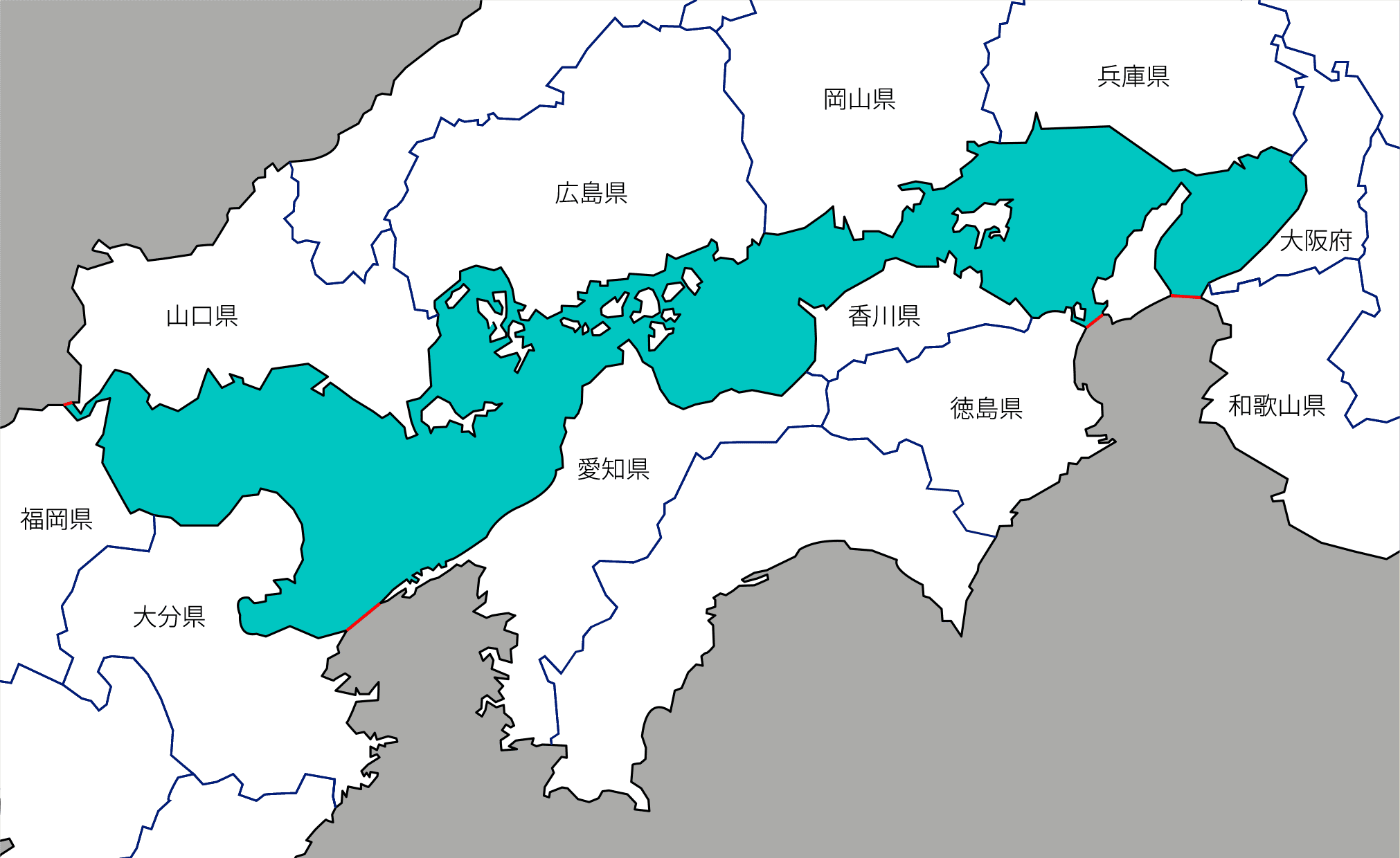 瀬戸内海地図