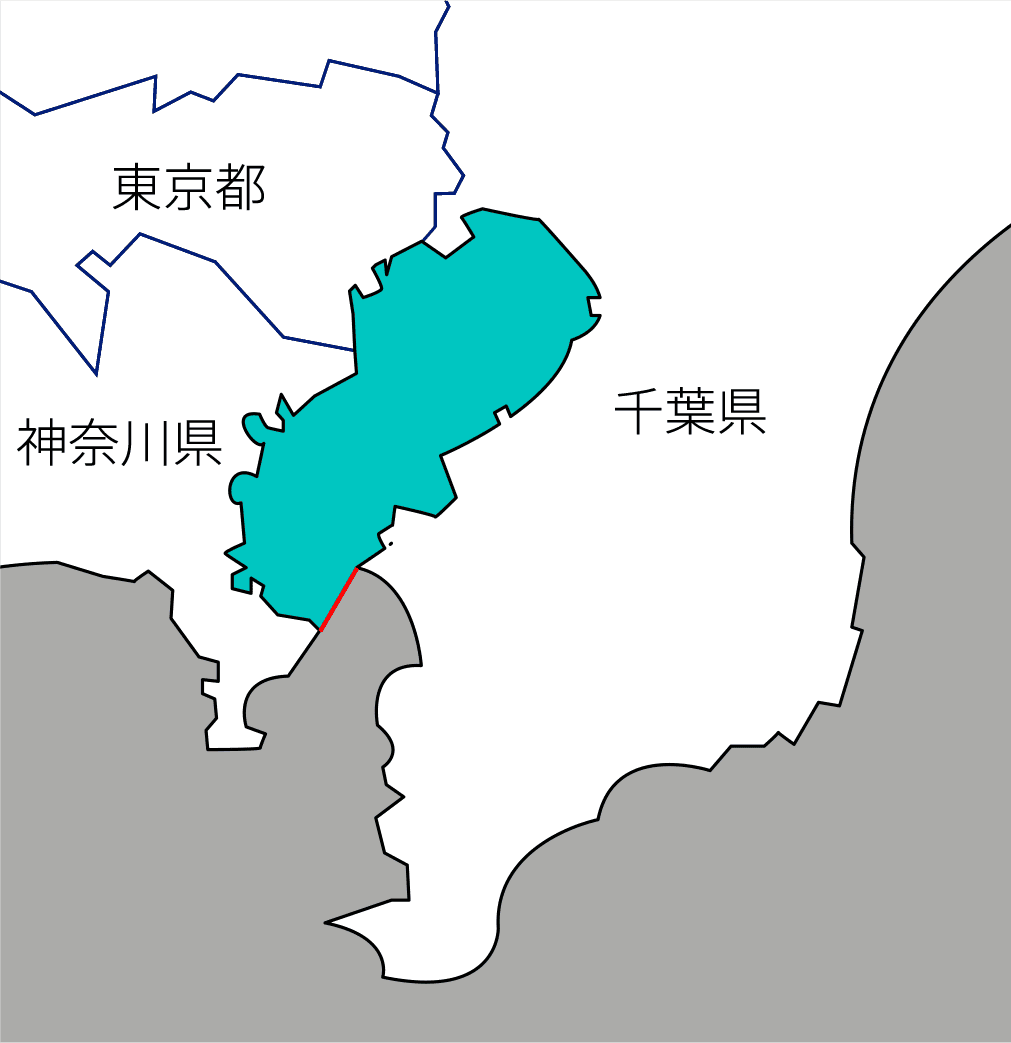 東京湾地図