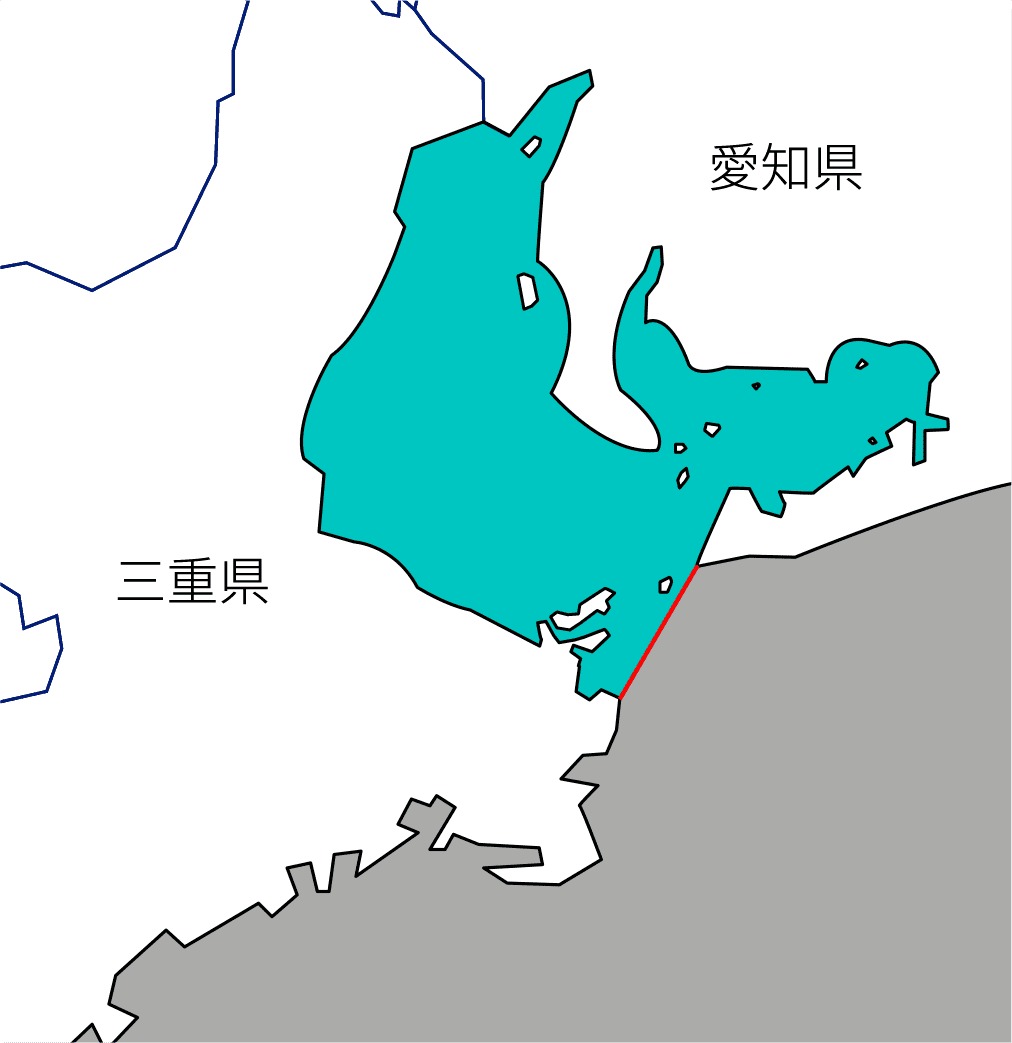 伊勢湾地図