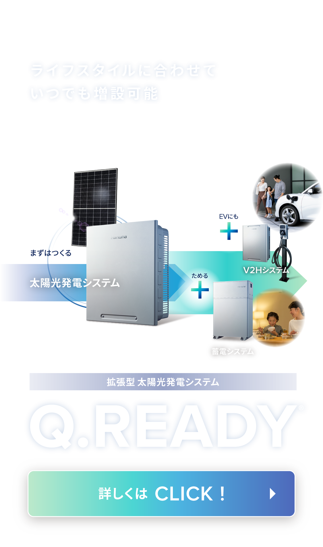 今の暮らしと、これからのあなたを結ぶ。　Q.READY 