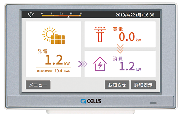 太陽光発電パワーコンディショナ5.5kW、カラーモニタ - www