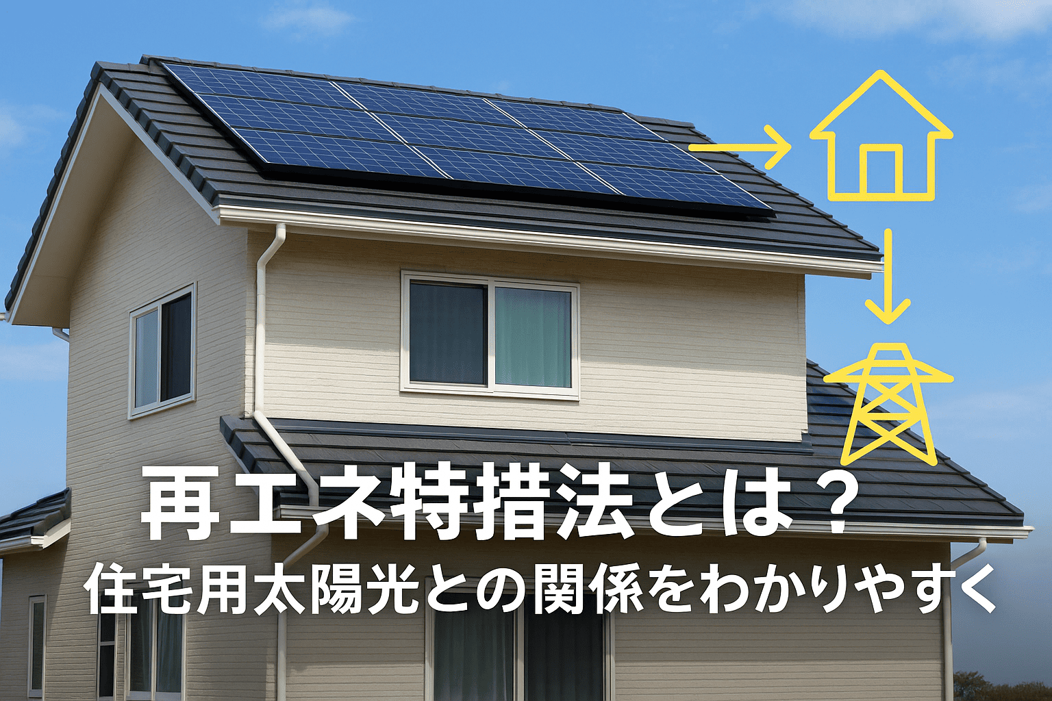再エネ特措法とは？住宅用太陽光との関係をわかりやすく解説